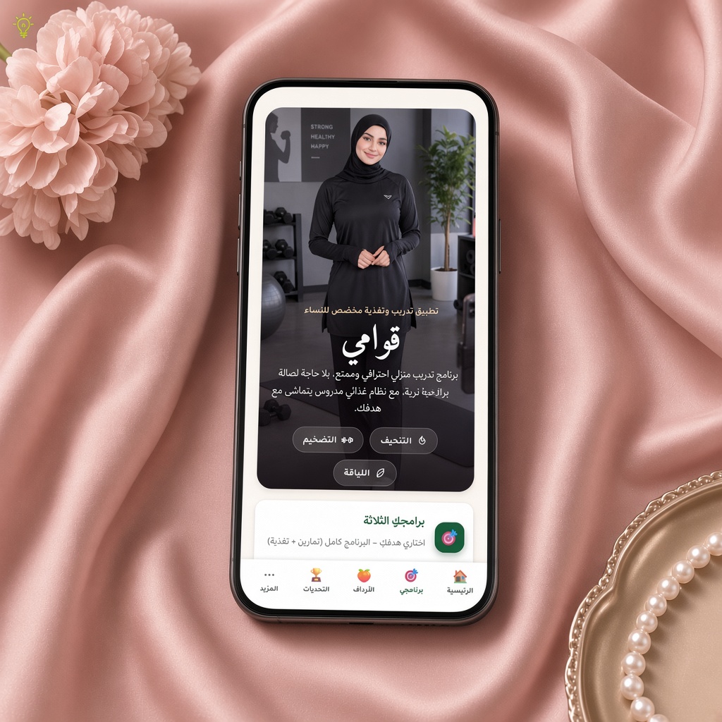 تطبيق قوامي على الهاتف